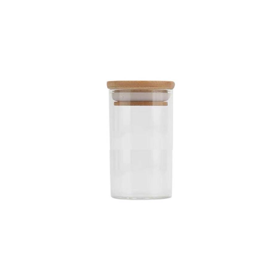 Glass Jar With Bamboo Lid (75ml-350ml) - 75ml