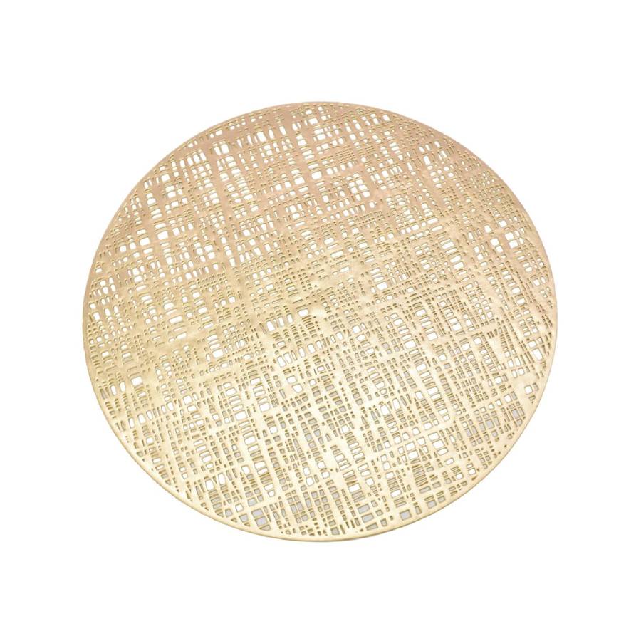 Gold Patterned Placemats (Set of 2)