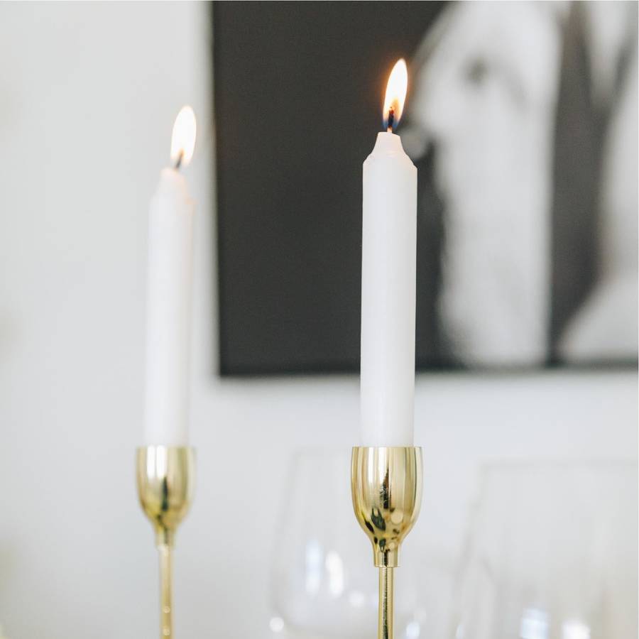 Gold Candle Holder