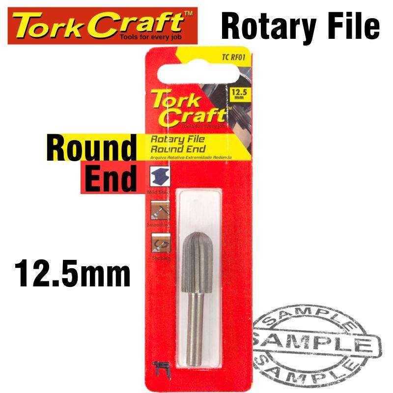Rotary File Round End