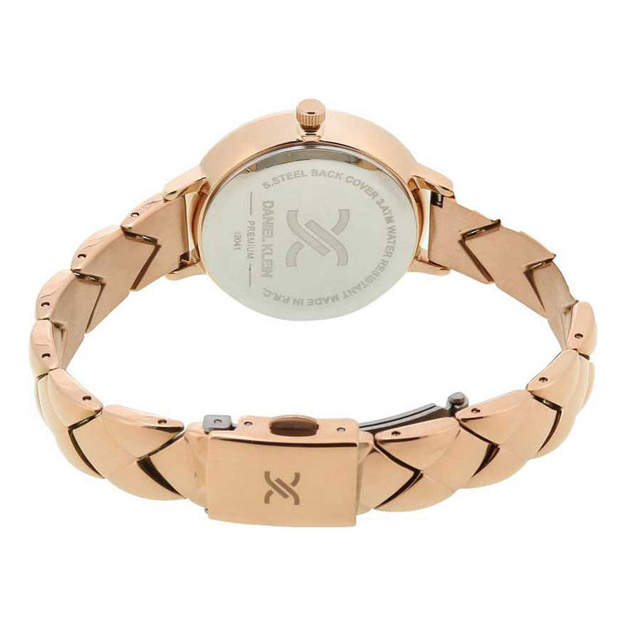 Daniel Klein Premium Watch DK12041-3 Gold Plated Stainless Steel Head With Mother Of Pearl Dial O...