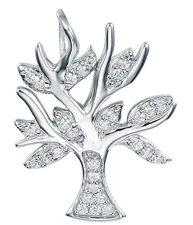 Sterling Silver Contemporary Tree Of Life Pendant SP00003