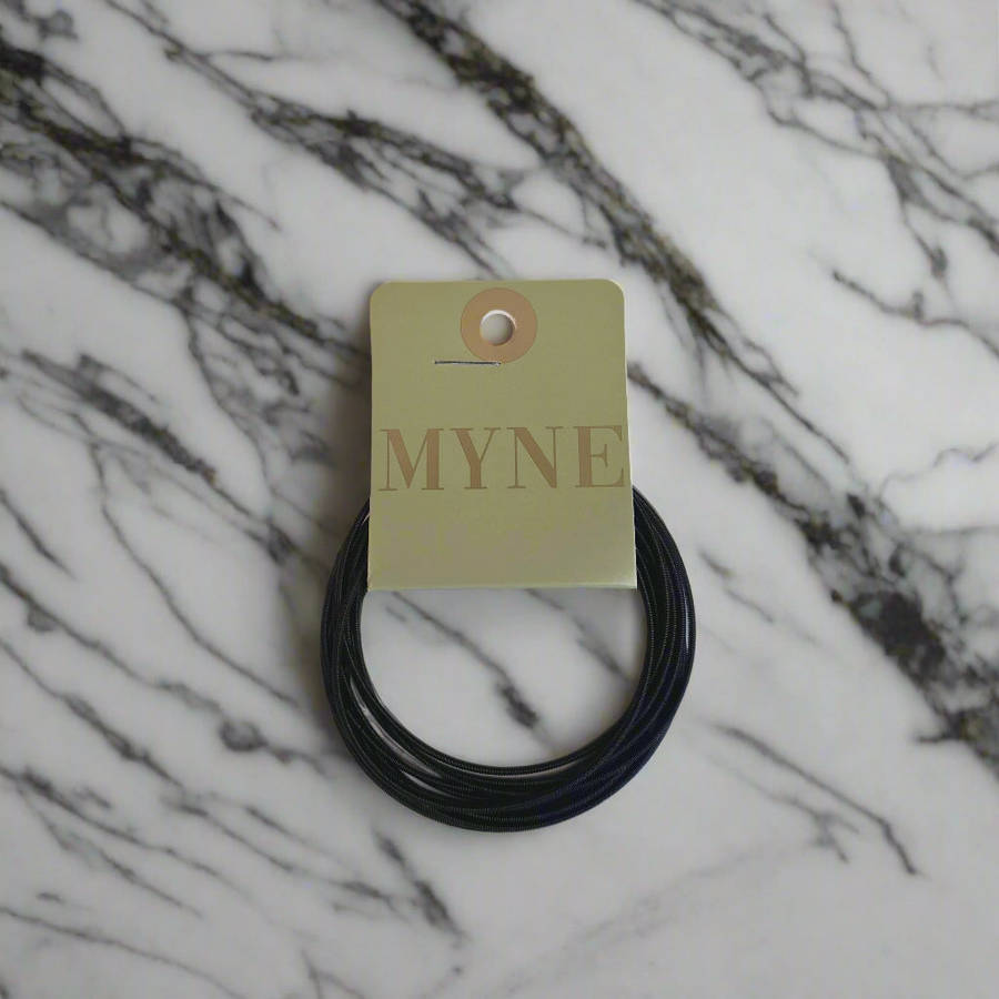 Unisex Spring Bracelet x 13 - Black