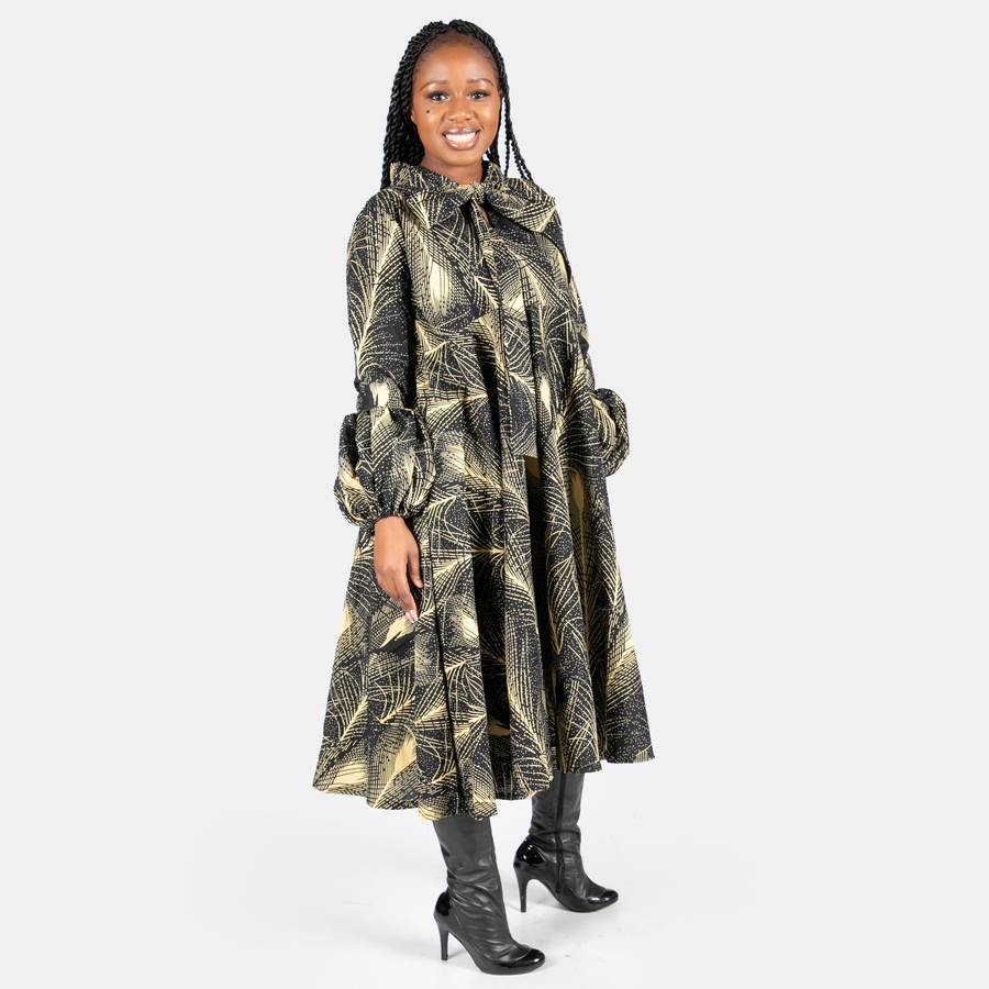 Ladies Magauta Dress - Black