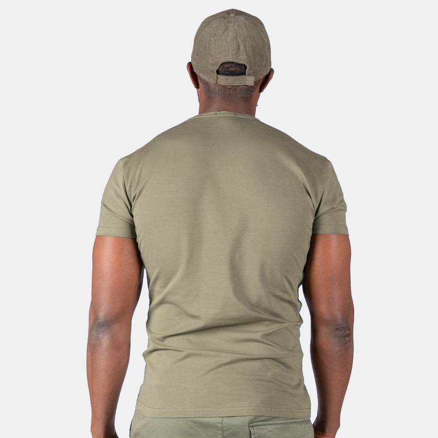Men's Short Sleeve ZA T-Shirt - Olive