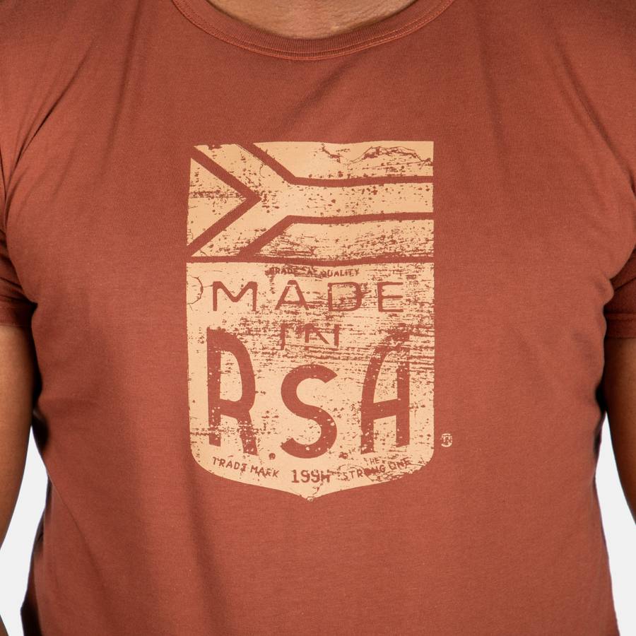 Men's Made in RSA 1994 Short Sleeve T-Shirt - Rust