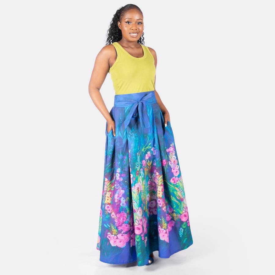 Ladies' Summer High Rise Skirt - Pink