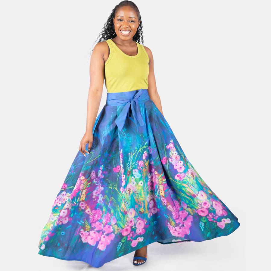 Ladies' Summer High Rise Skirt - Pink