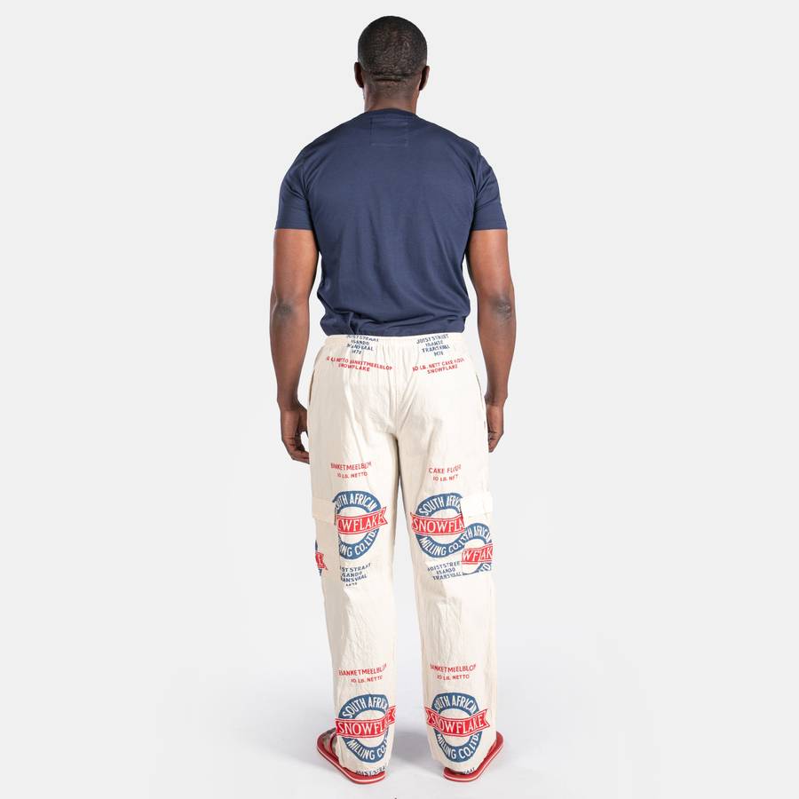 Uniquely South African Unisex Snowflake Bag Cargo Pants