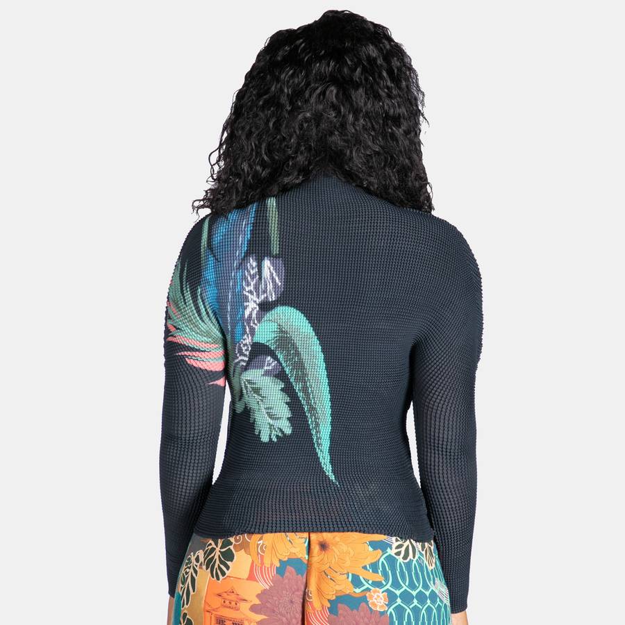 Ladies' Stretch Pleated Top