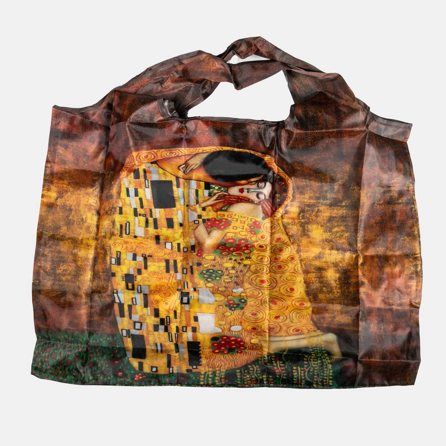 Arty Folding Tote Bag - Gold