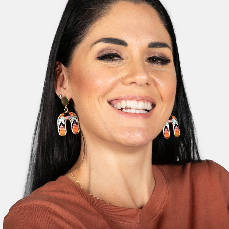 Portia Beaded Boho Earrings