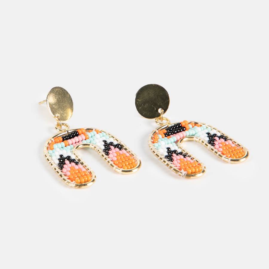Portia Beaded Boho Earrings