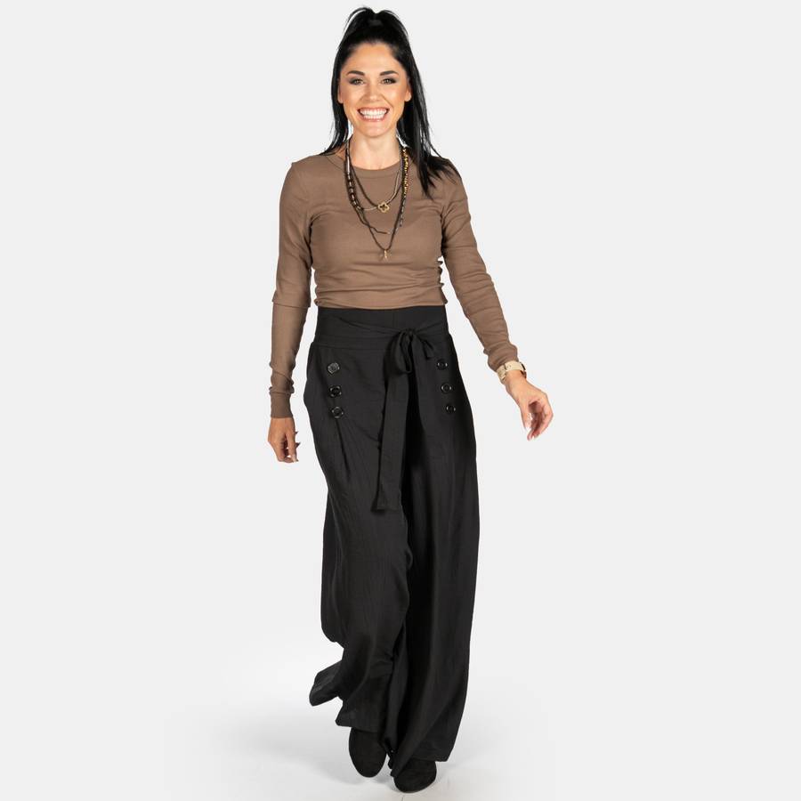 6 Button Pants