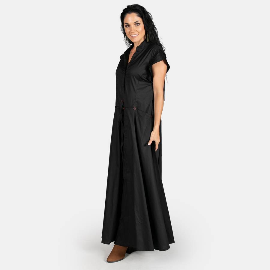 Ladies' Origami Dress - Black