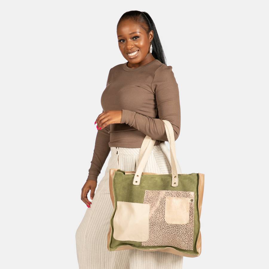 Ladies' Trisha Leather Tote Bag