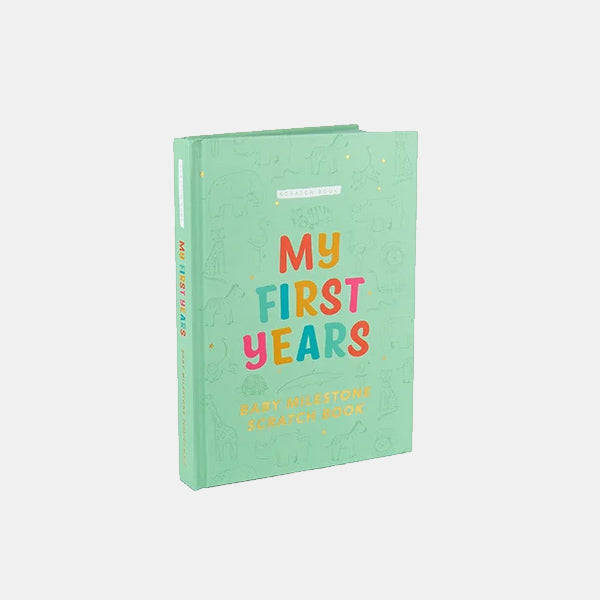 Baby Milestone Scratch Book