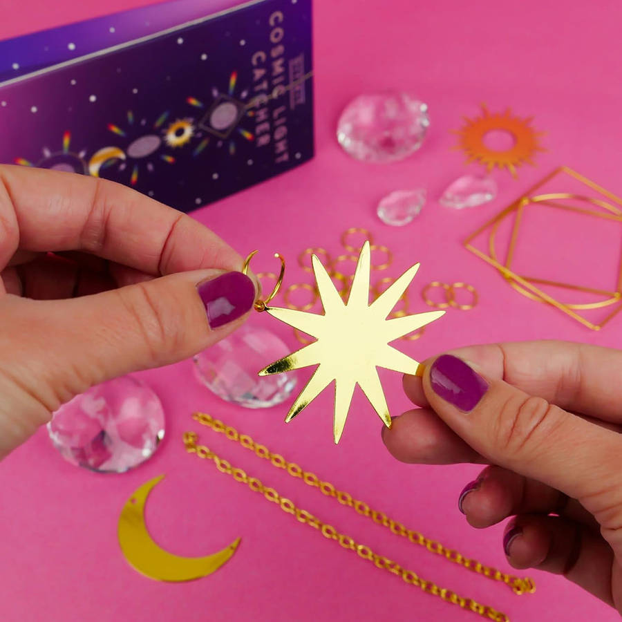 Cosmic Light Catcher DIY Hanging Ornament