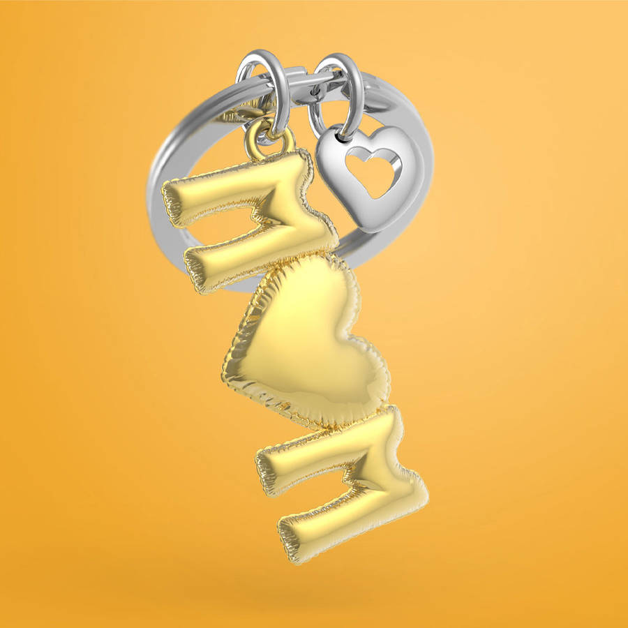 Balloon Mom Keyring