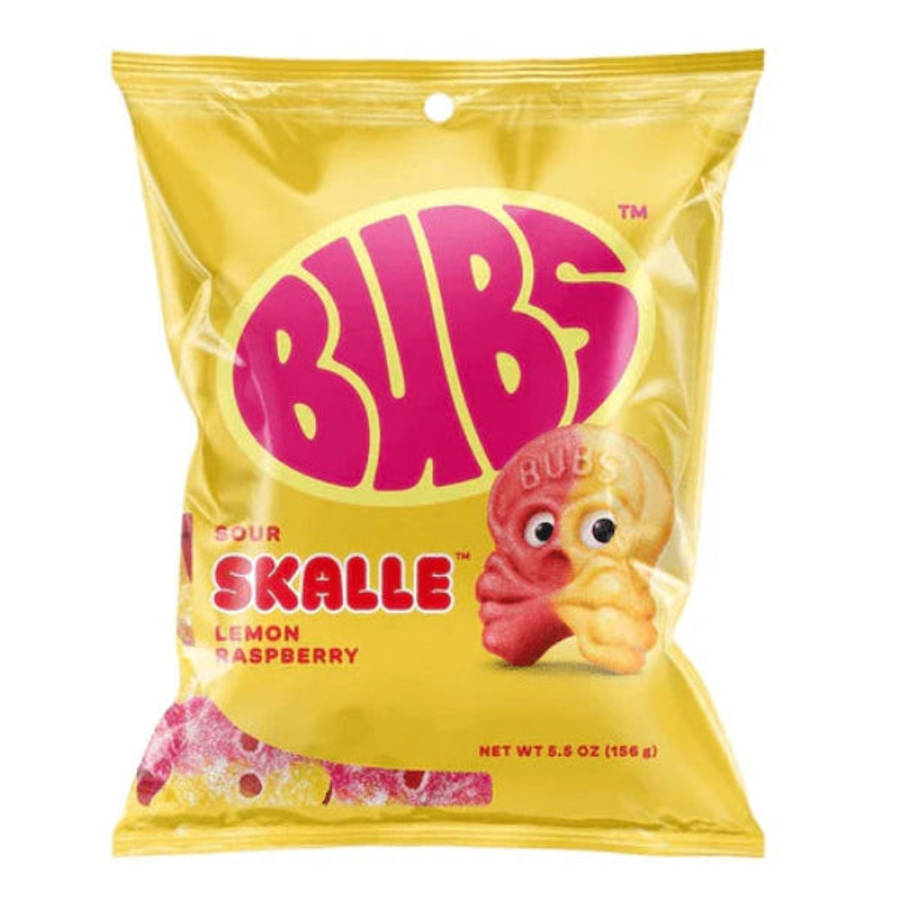 Bubs Swedish Candy Sour Lemon Raspberry 156g