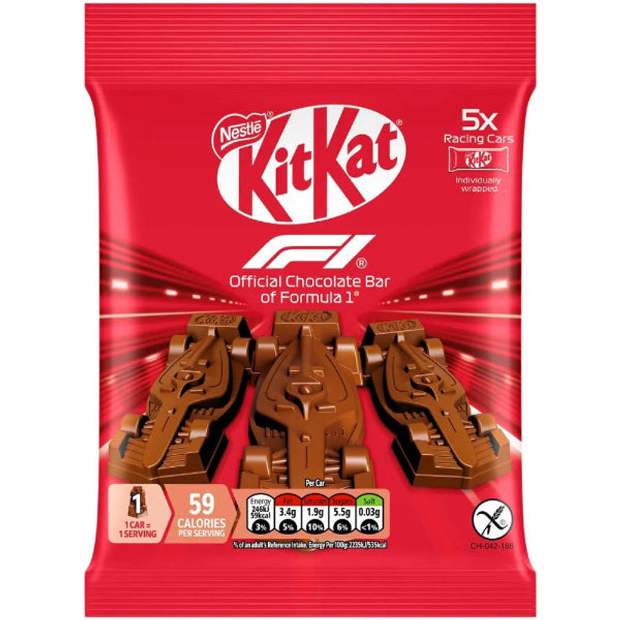 Nestle Kit Kat Racing F1 Cars (5 per Pack) 55g