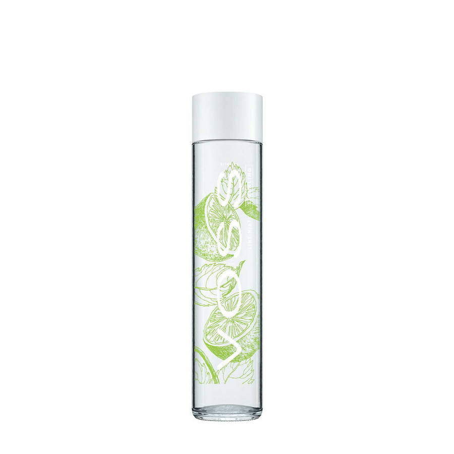 VOSS Sparkling 375ml Glass Lime Mint Box of 12