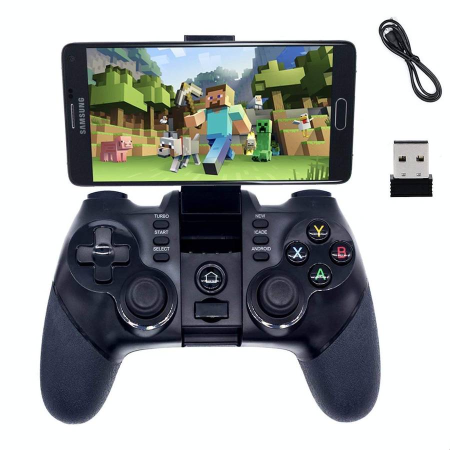 2.4G Wireless Bluetooth Android Game Controller?BRHE Mobile Gaming Controller Wired Gamepad for A...
