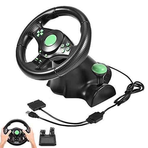 Steering Wheel 4 in 1 for PC, XBOX 360, PS3 and PS2