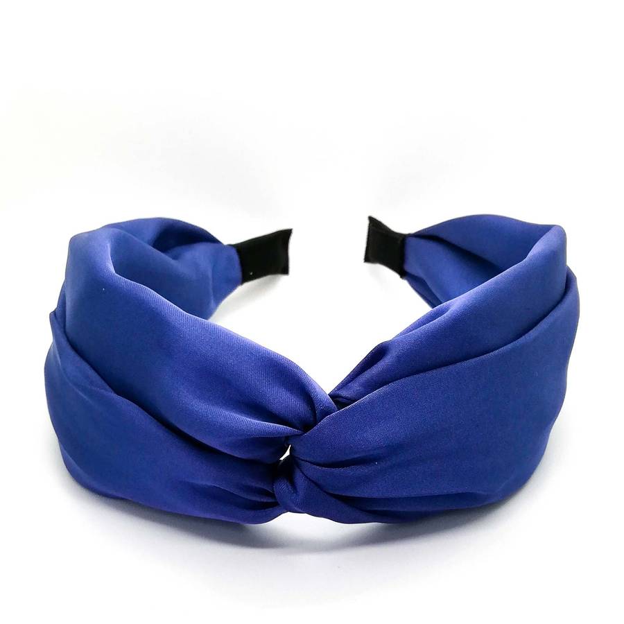 Twist Alice Band Denim Blue