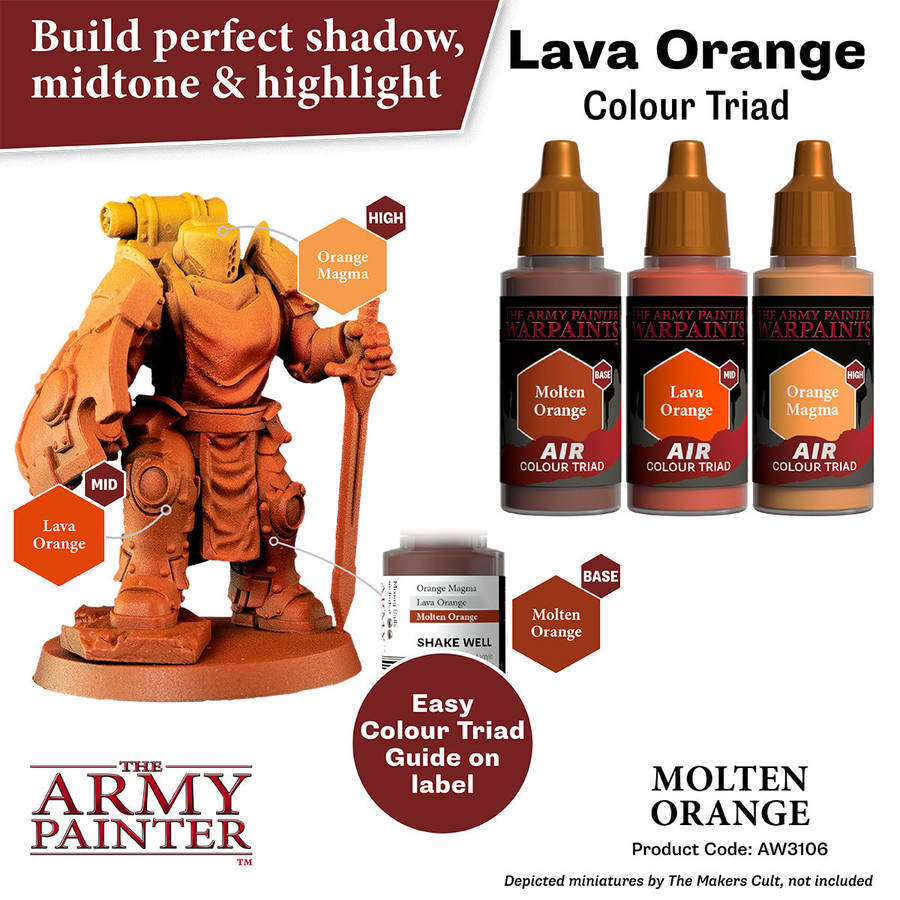 Warpaints Air: Molten Orange