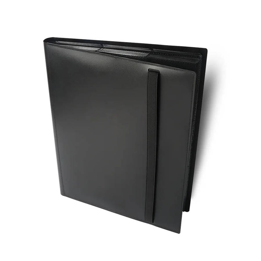 Level Up 9 Pocket Side Loading Card Binder | 360 cards | Black