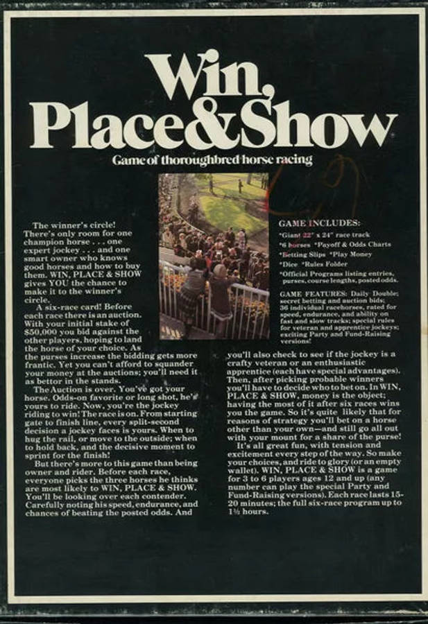 Win, Place & Show