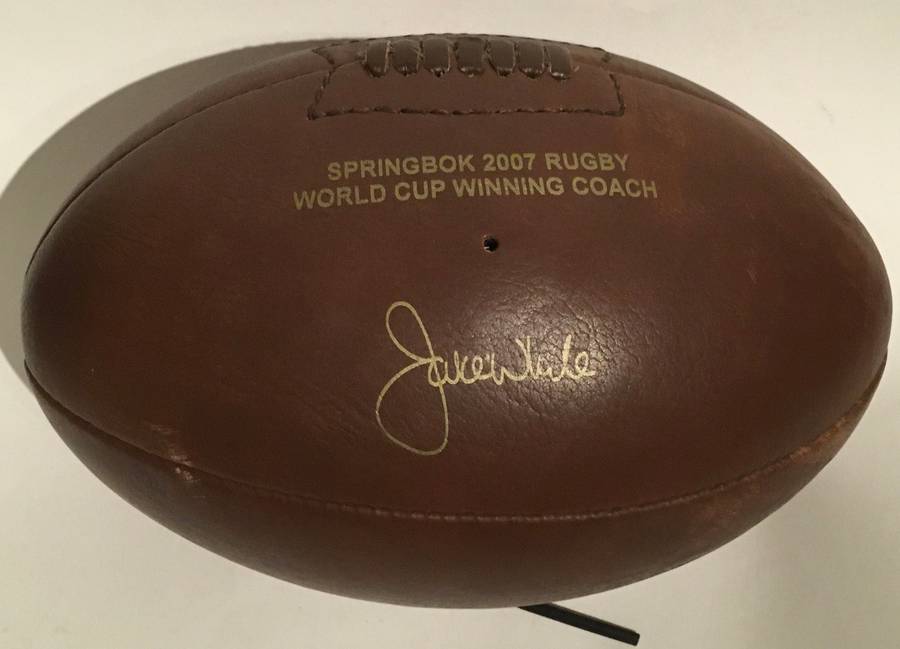 Springbok Rugby Ball - Genuine leather - Jake White 3007 world cup winning coach