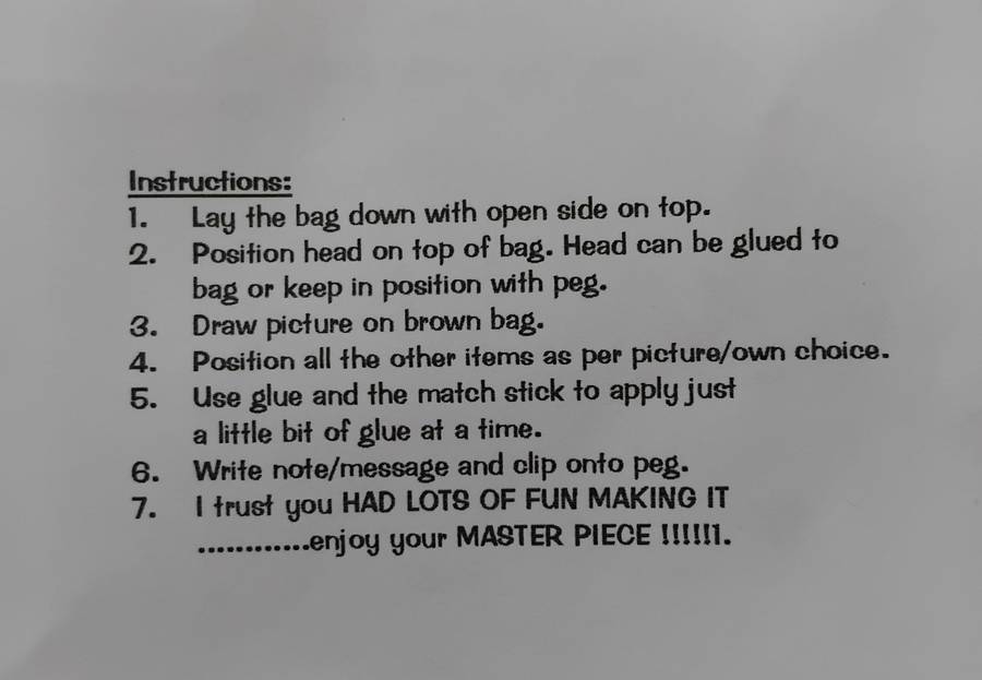 Gift Bag Craft Kit