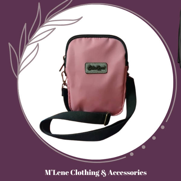 Cotton Road 3 Sections Cross Body Bag - Pink