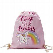 Drawstring bag - unicorn