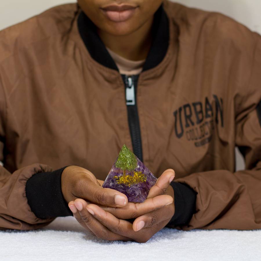 Orgonite Pyramid - Amethyst