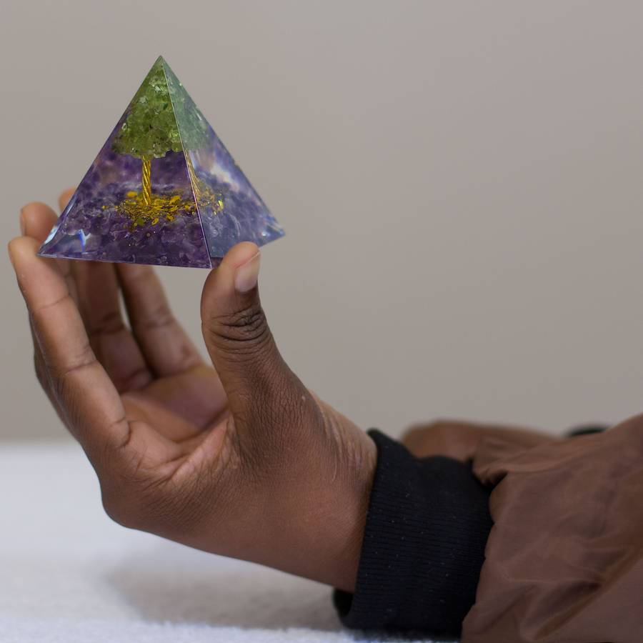 Orgonite Pyramid - Amethyst