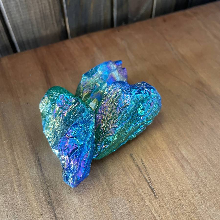 Aura Quartz Rough Points