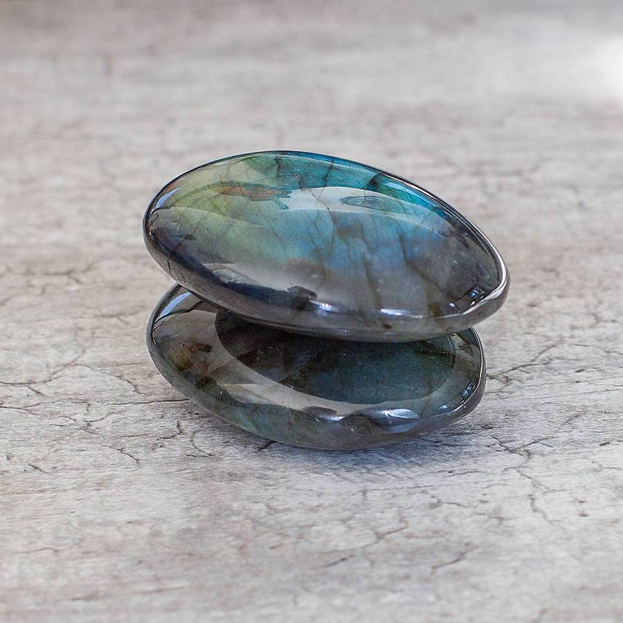 Labradorite Soapstone Worry Stone