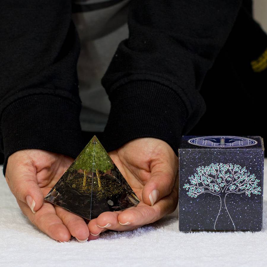 Orgonite Pyramid - Obsidian