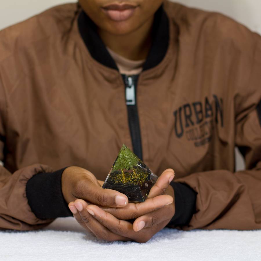 Orgonite Pyramid - Obsidian