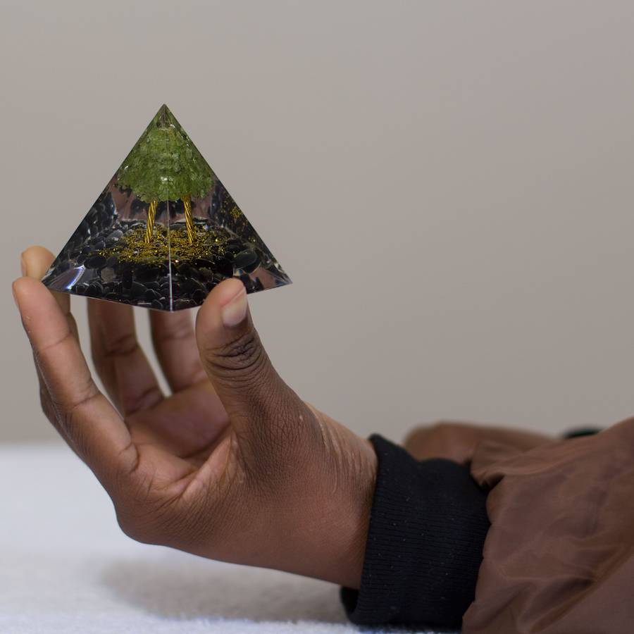 Orgonite Pyramid - Obsidian