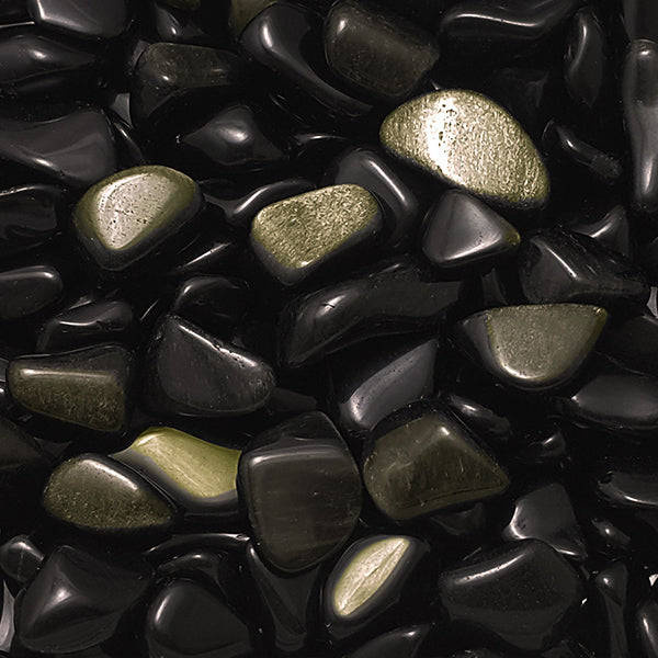 Obsidian Gold Sheen - USA - Tumbled Stone