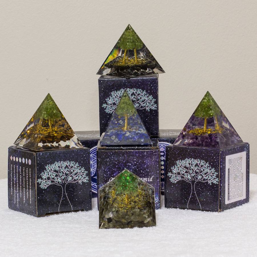 Orgonite Pyramid - Obsidian