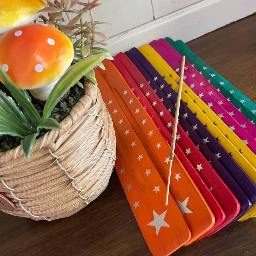 Wooden Flat Incense holder