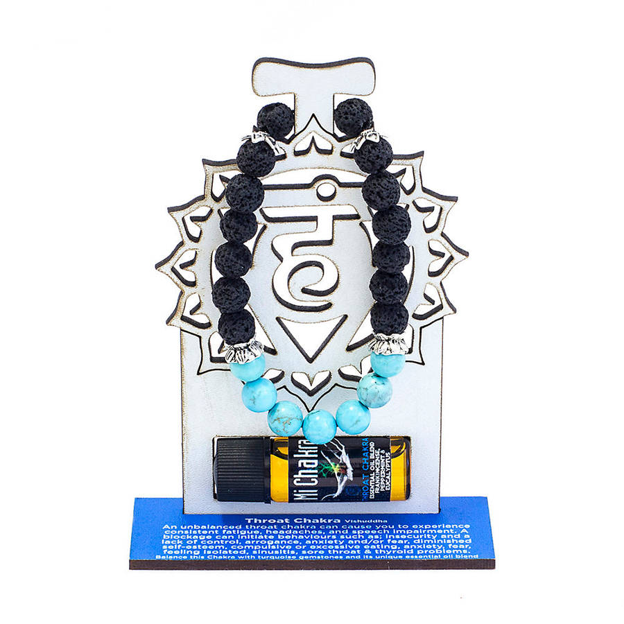 Throat Chakra Diffuser Bracelet
