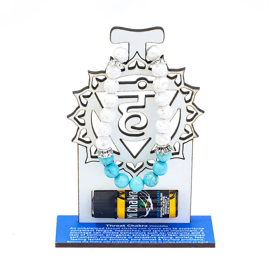 Throat Chakra Diffuser Bracelet