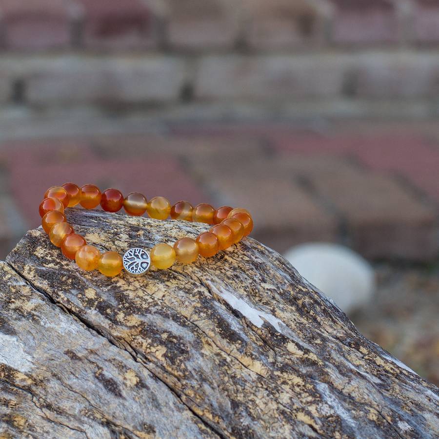 The Sunset Bracelet - Carnelian