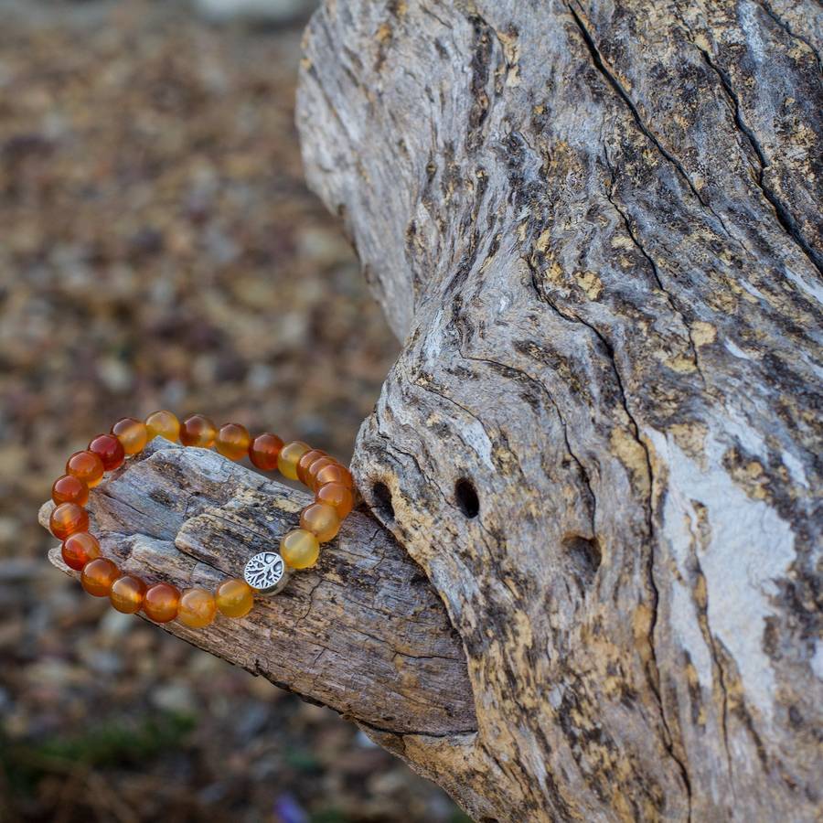 The Sunset Bracelet - Carnelian